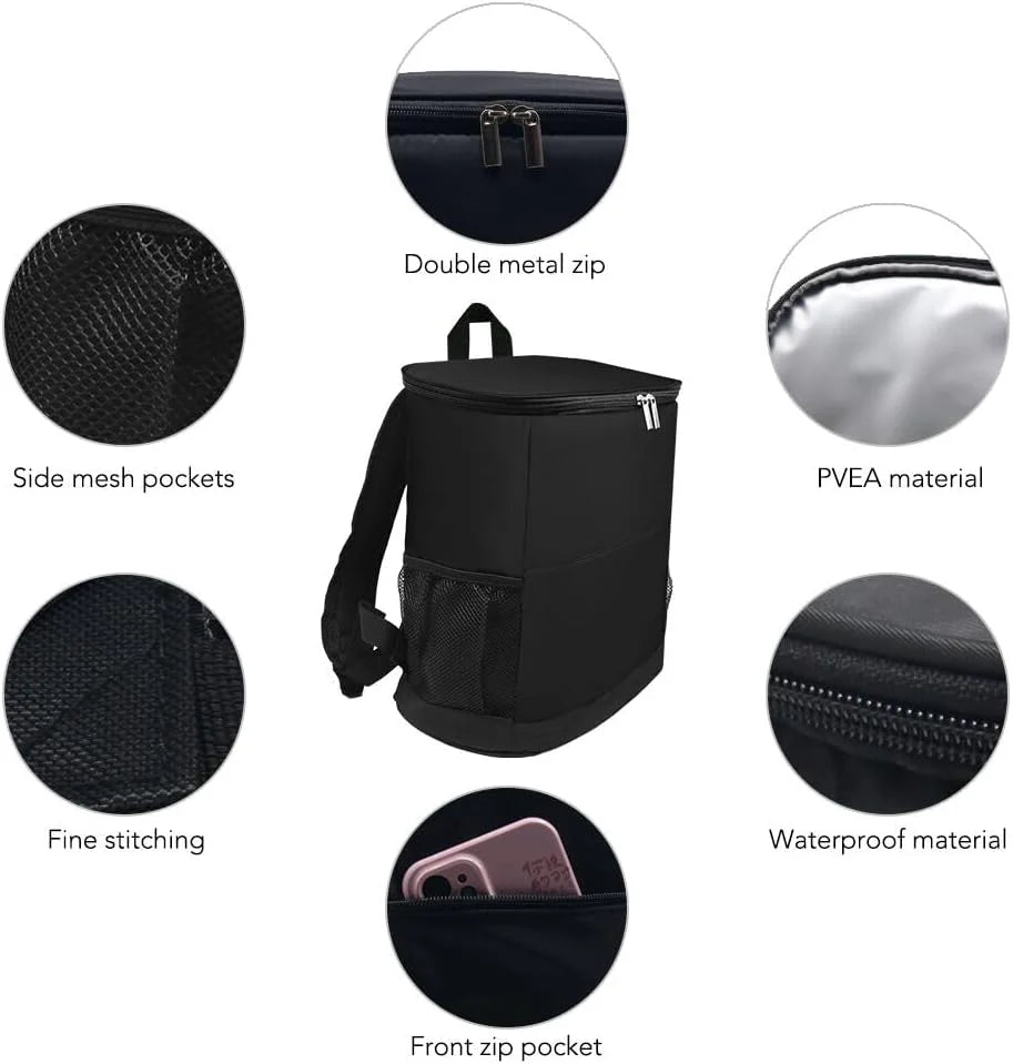 Bolso térmico tipo cava aislante morral para hielo