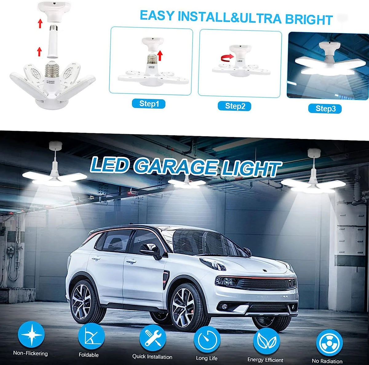 Bombillo LED en Forma de Flor