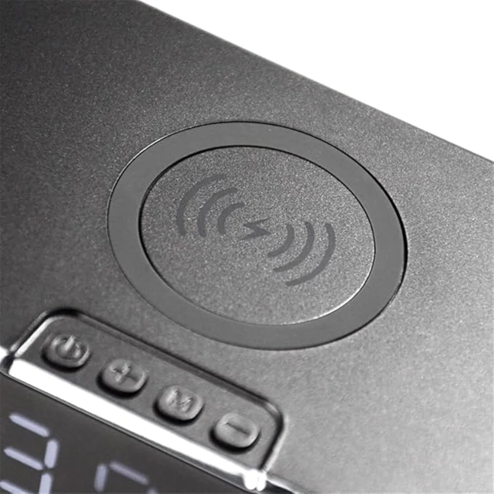 Reloj Despertador Digital con carga inalámbrica